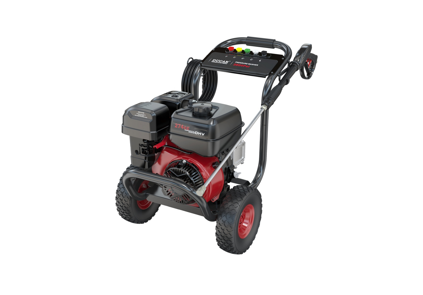 Ducar højtryksrenser med benzinmotor DGPW38T 262 bar