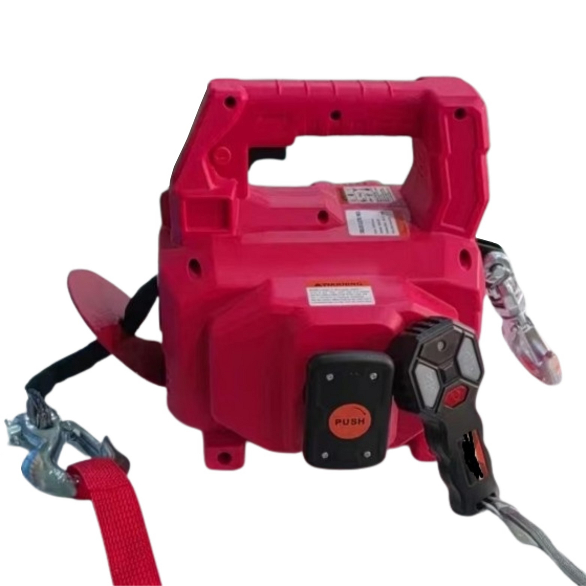 Moment batteridrevet vinsj 18 V 450 kg med syntetisk tov