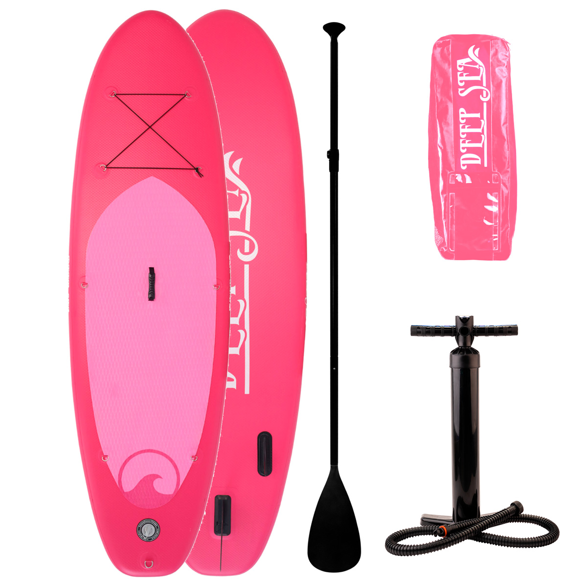 Deep Sea SUP Board Sæt Standard (275cm), pink