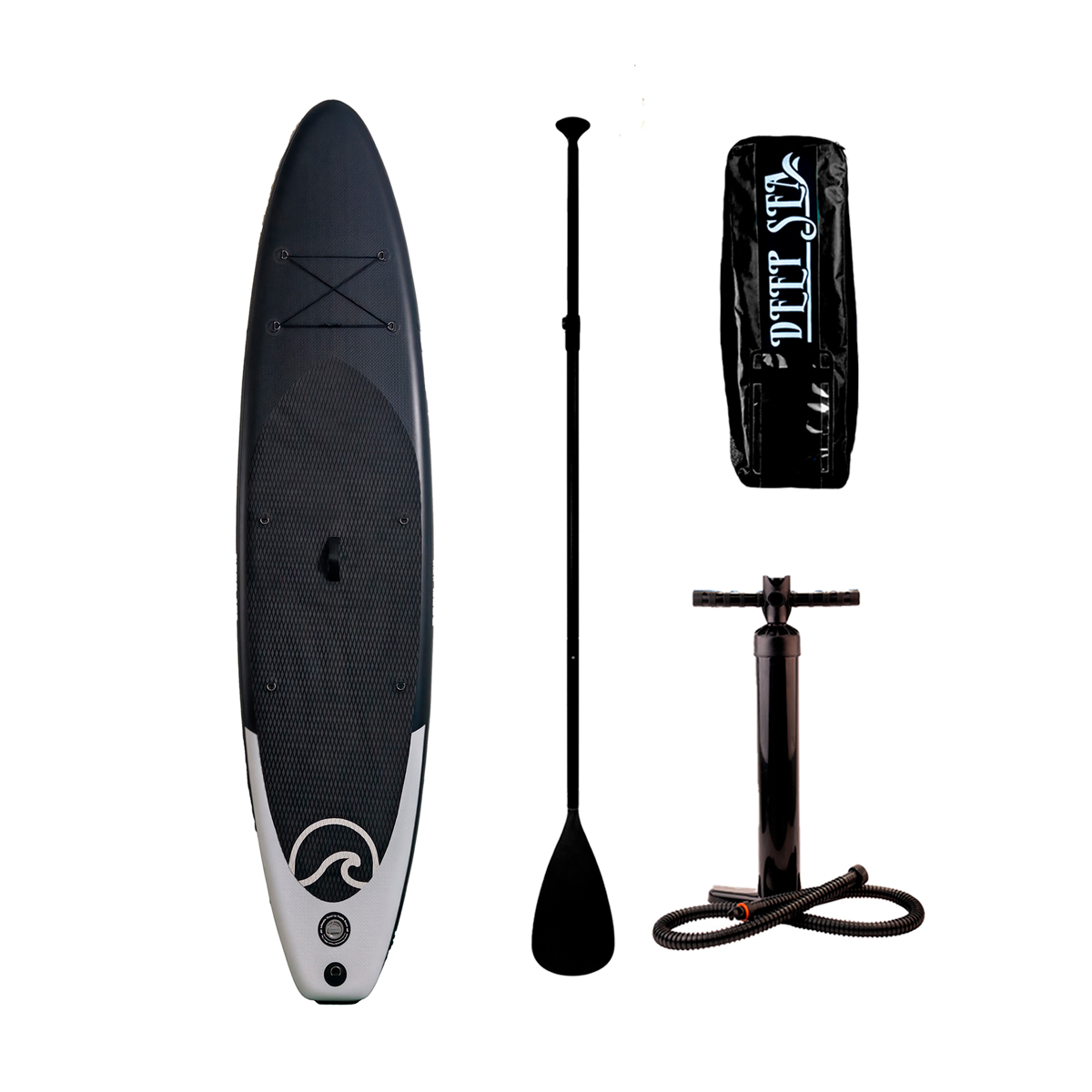 Deep Sea SUP Board Set XXL (330cm), sort