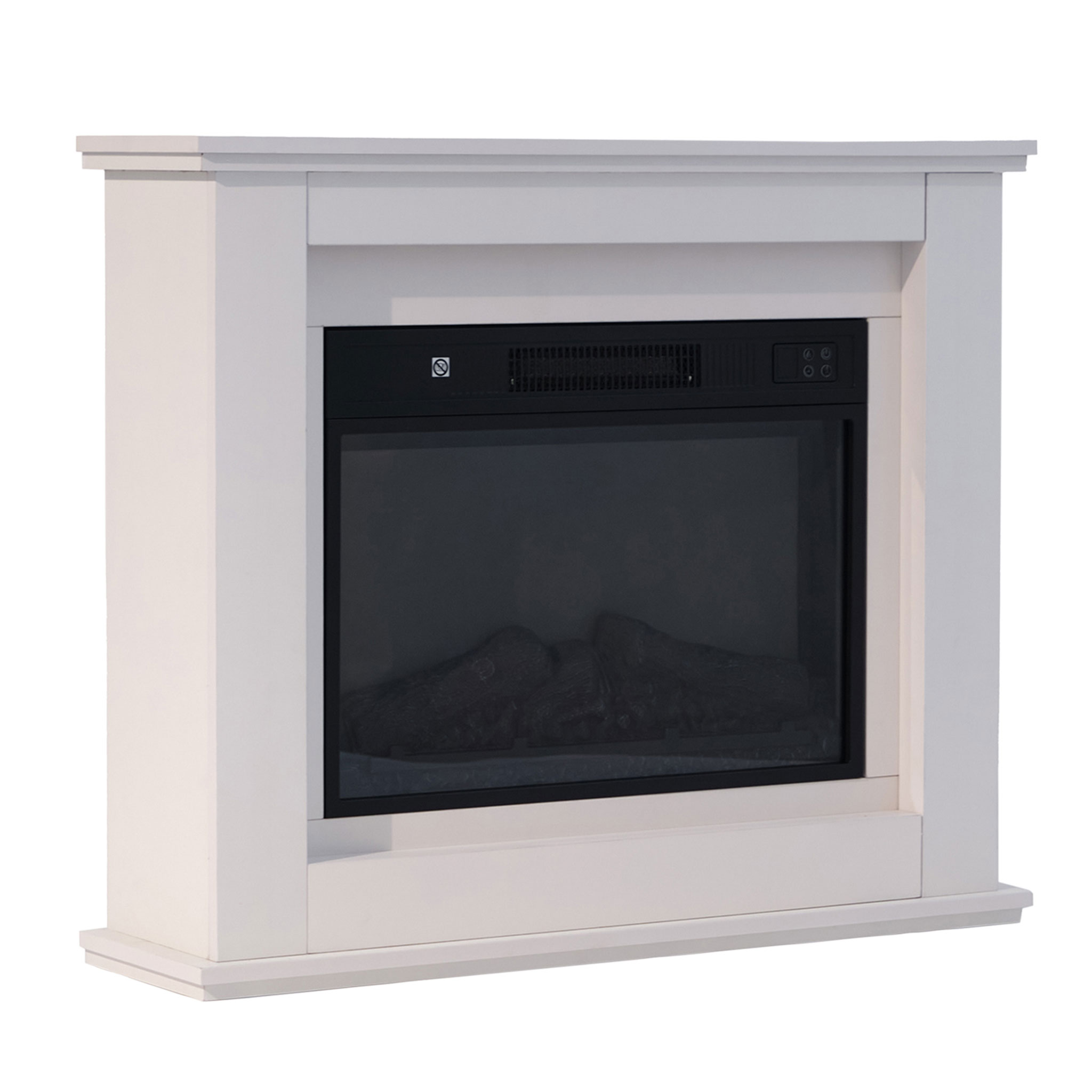 Lykke el pejs L, 2000W, hvid