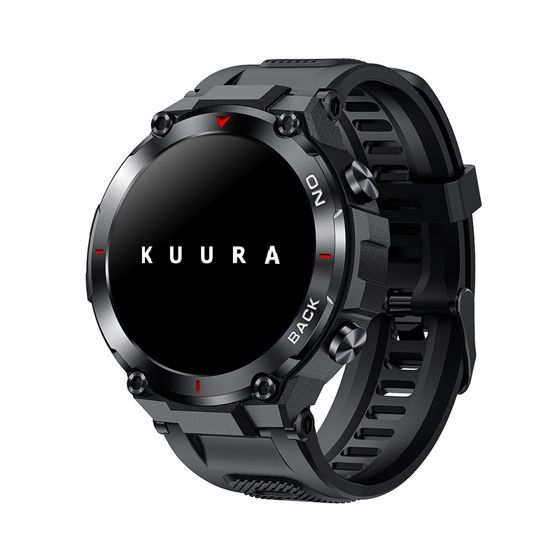 Kuura Smartwatch Sport S5 GPS V3, Sort
