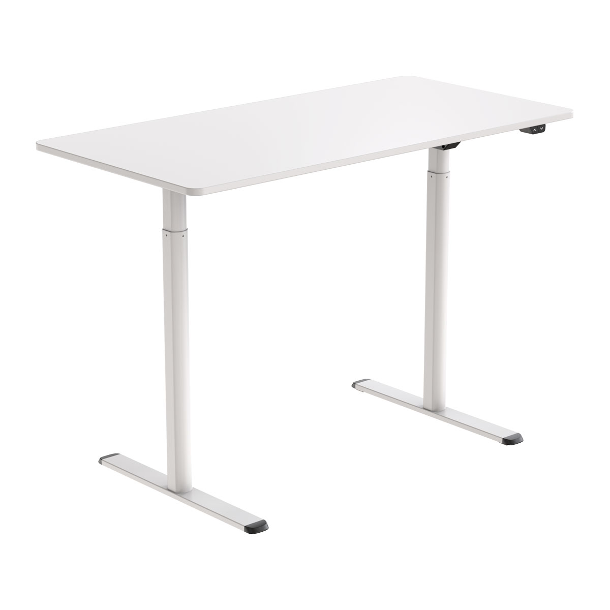 Lykke Elektriske Hæve Sænkebord 140x70cm Nordic, hvid