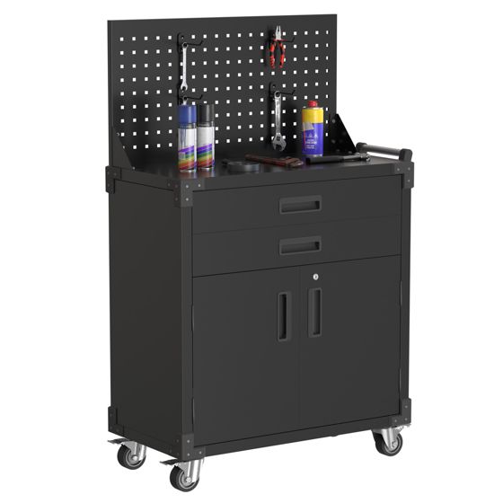 Fornorth Værktøjsvogn 90x80x42cm med bagpanel