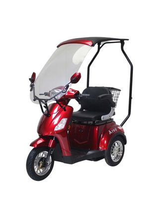 Arvo Mobilitetsscooter med Kaleche P500 Rød