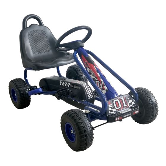 React Pedalbil Go Kart Rally Blue