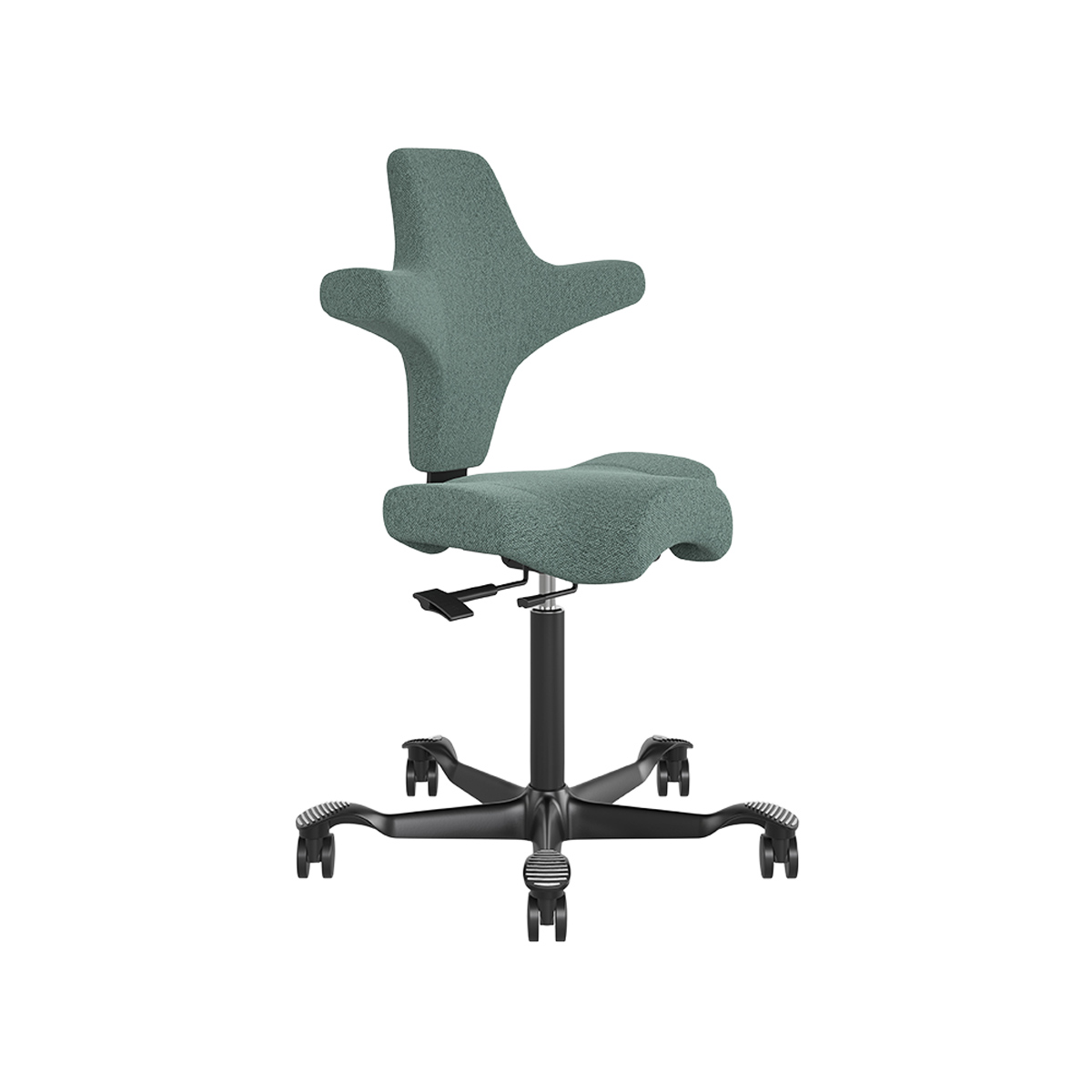 Lykke Ergonomisk Kontorstol Comfort, Grøn