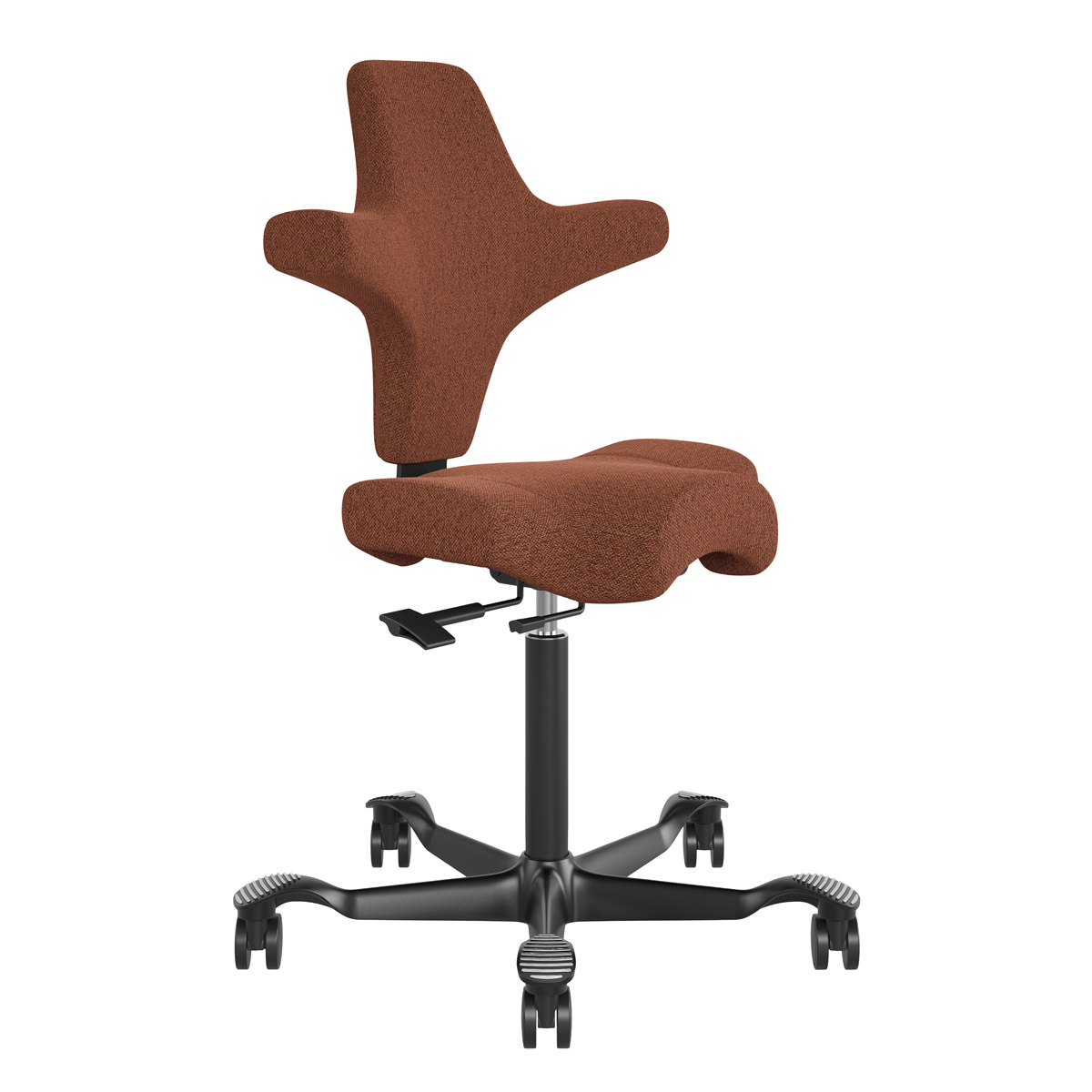 Lykke Ergonomisk Kontorstol Comfort, Orange