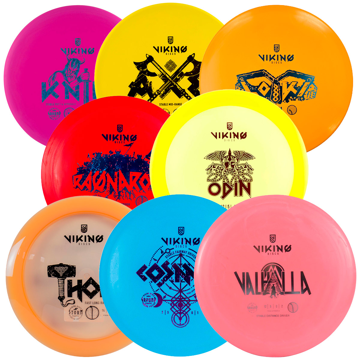 Viking Discs Challenger 8-disc sæt