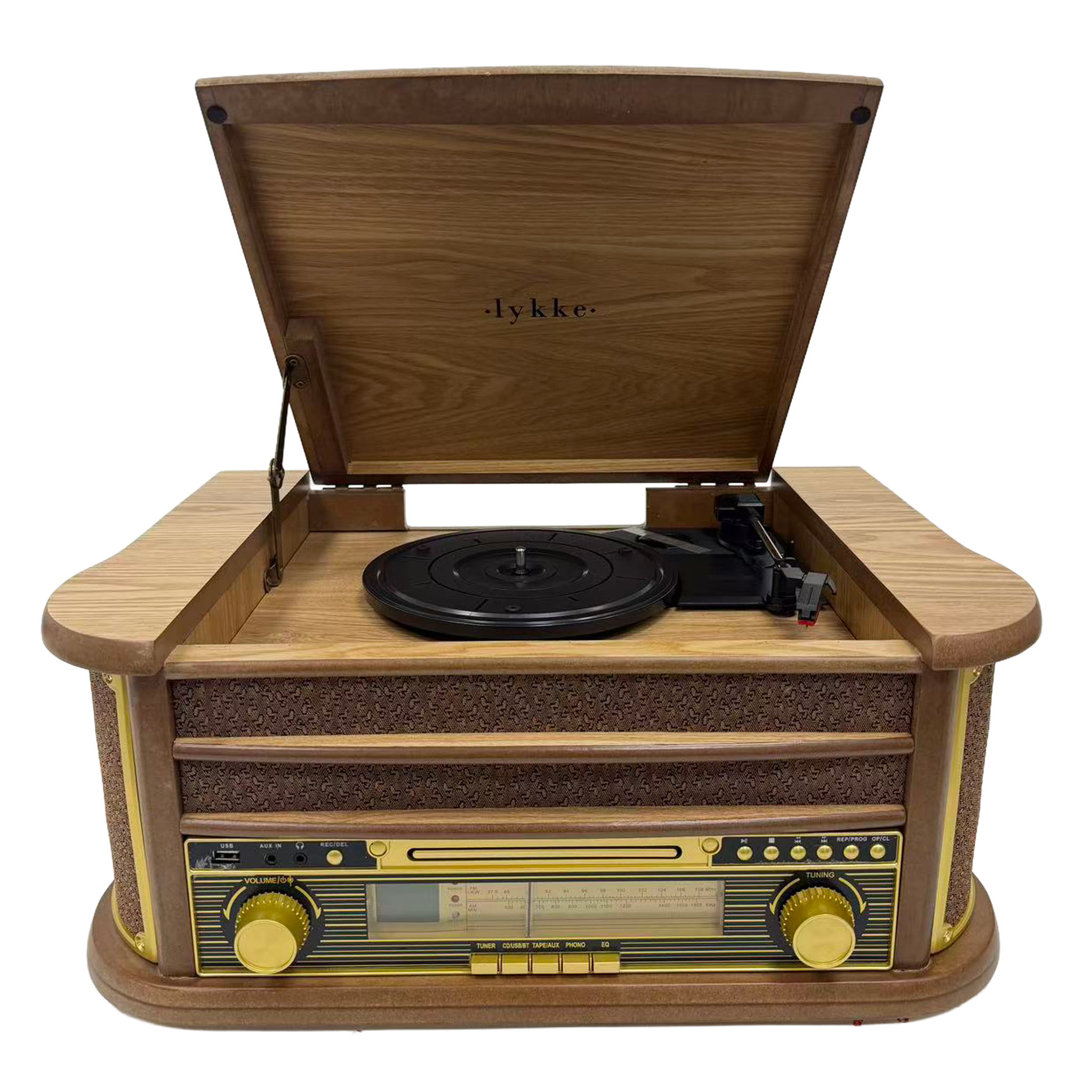 Lykke Pladespiller Retro AM/FM Bluetooth