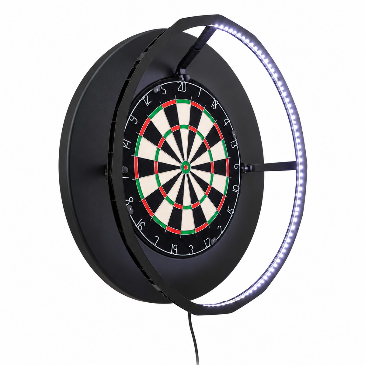 React Dartskive + Beskyttelsesring + Belysning
