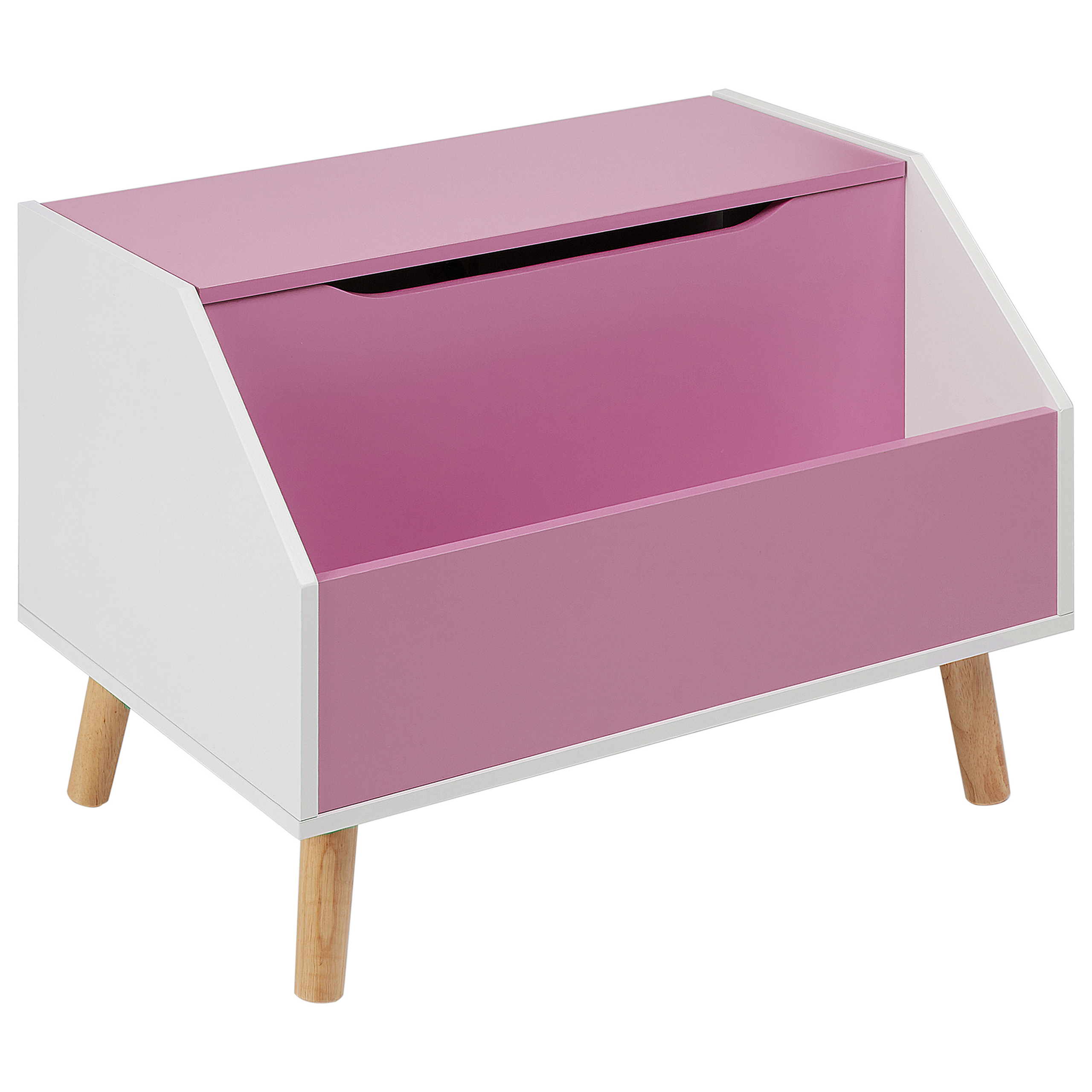 Legetøjskasse CASPER 43 cm Lyserød