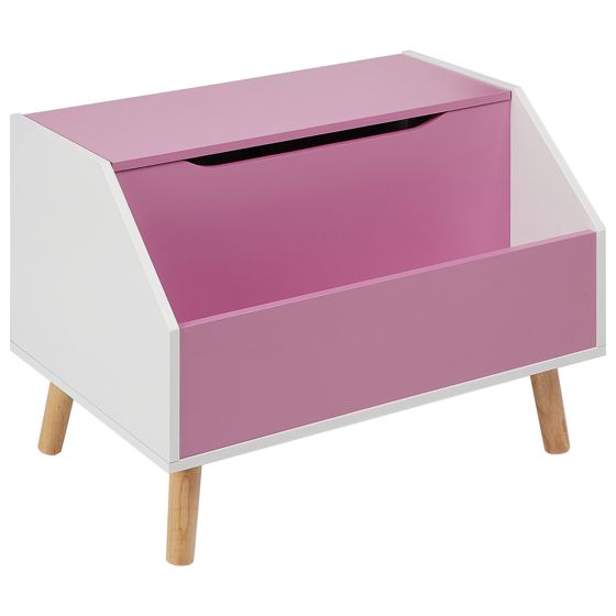 Legetøjskasse CASPER 43 cm Lyserød