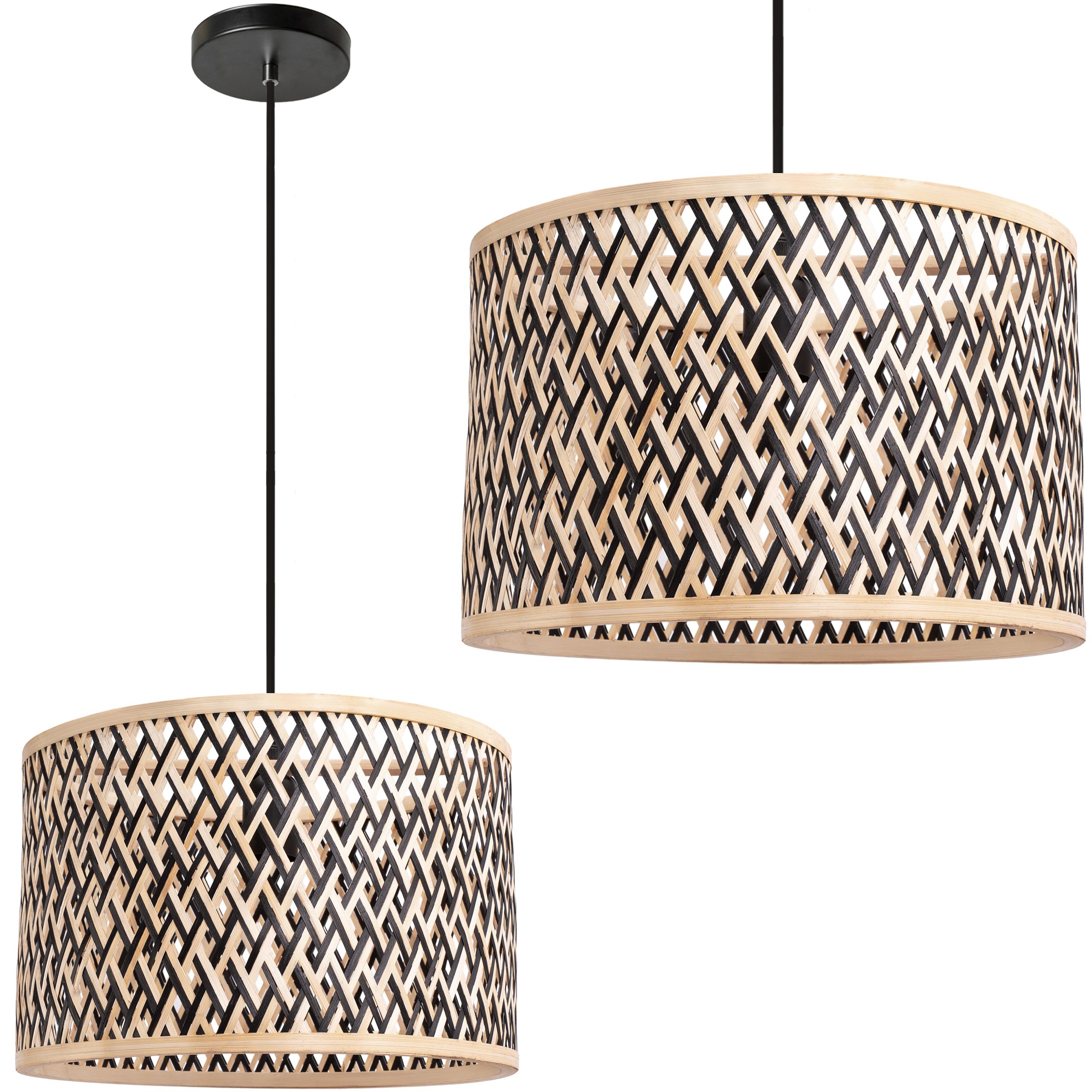 TOOLIGHT hængende loftlampe APP1543-1CP BOHO Beige 32x32x21cm