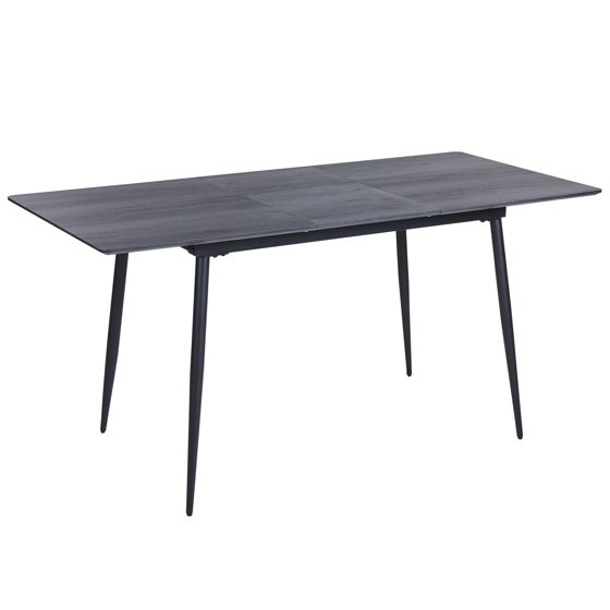 Spisebord med udtræk GELANDA Grå 120/160 cm 80 cm