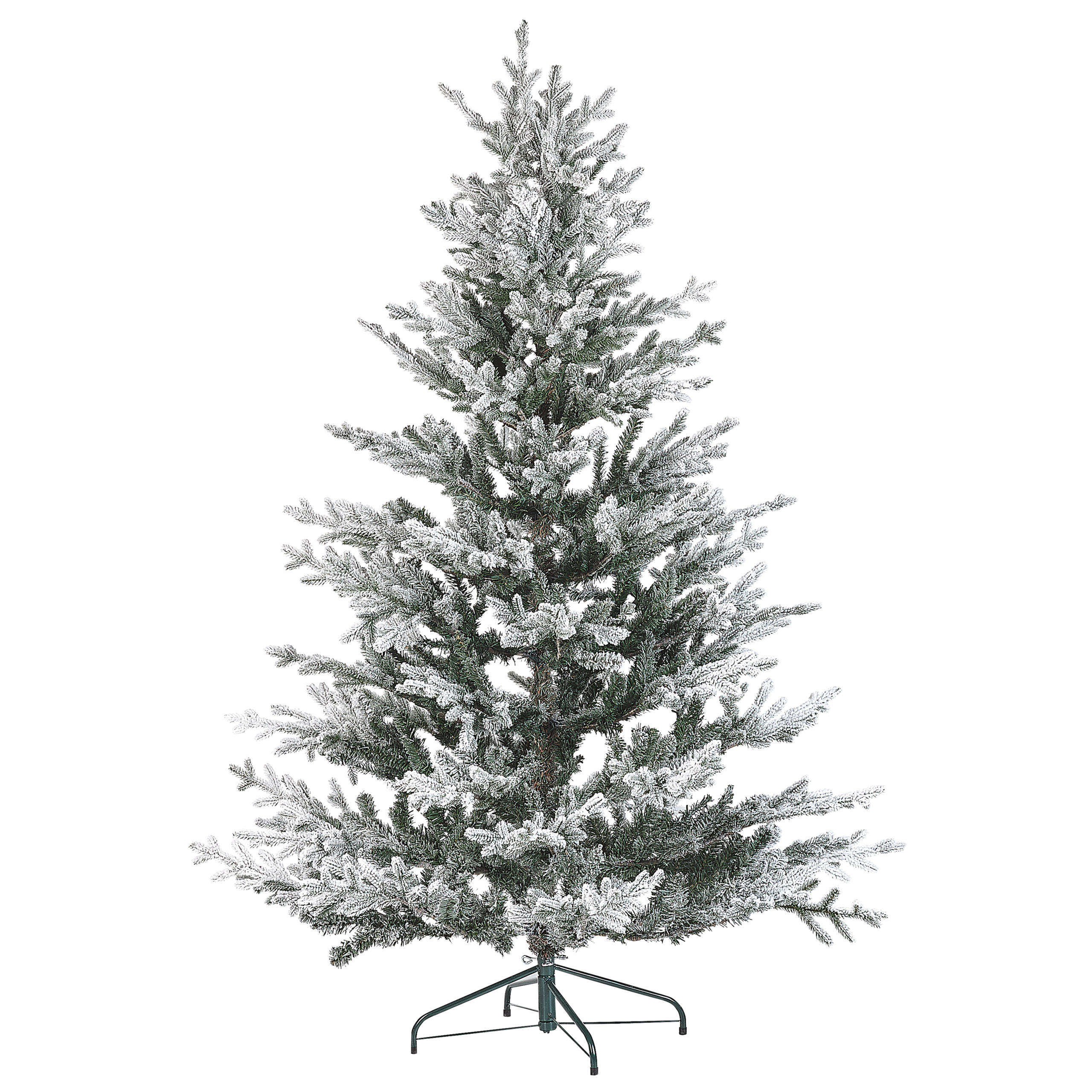 Sneklædt juletræ BRISCO 180 cm Hvid