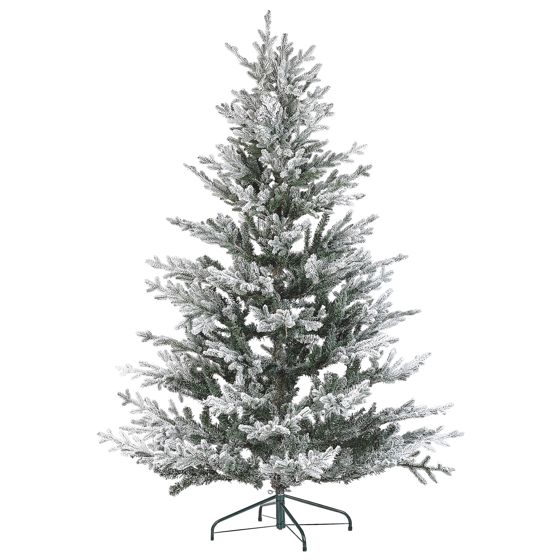 Sneklædt juletræ BRISCO 180 cm Hvid