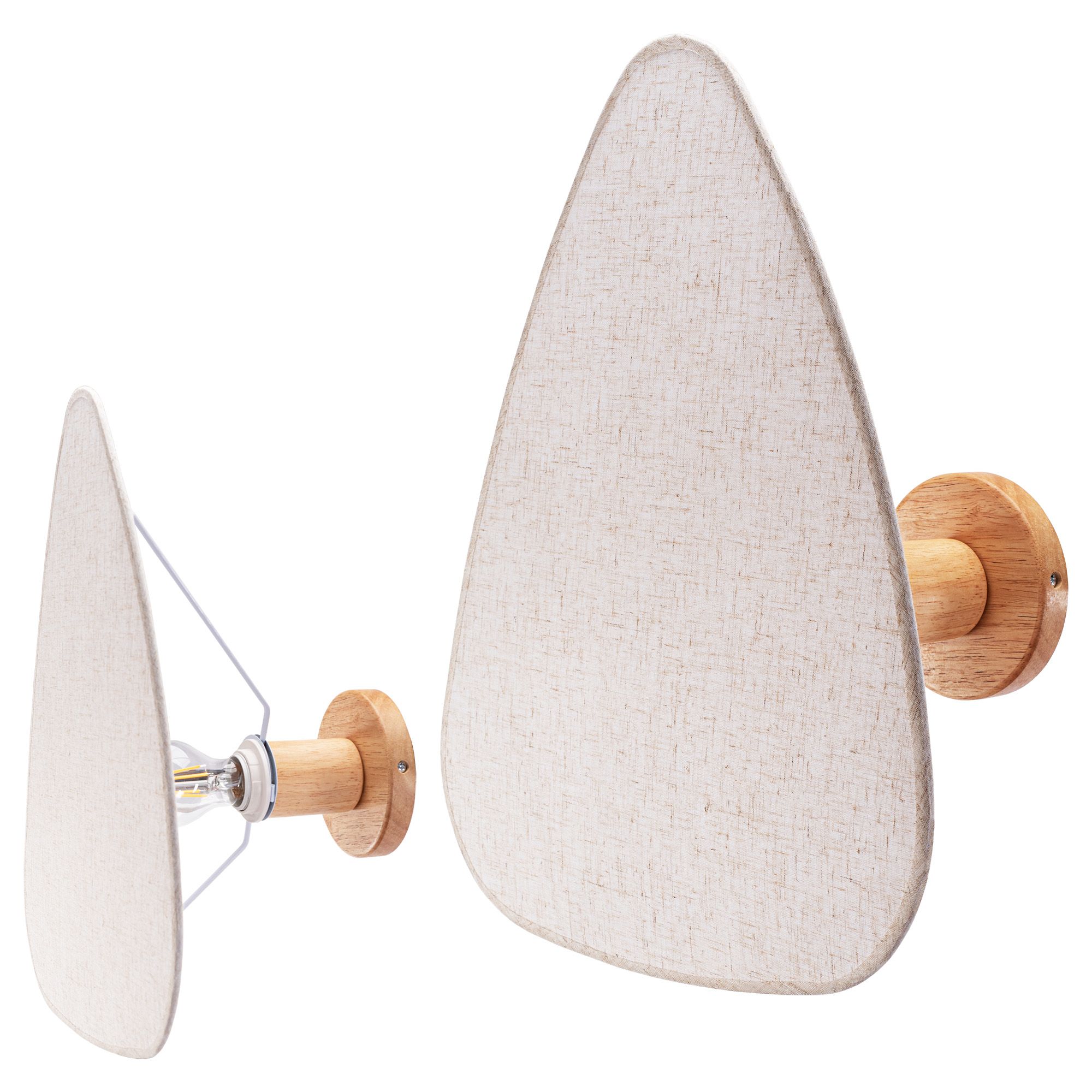 TOOLIGHT væglampe APP1423-1W Beige 21x36x44cm