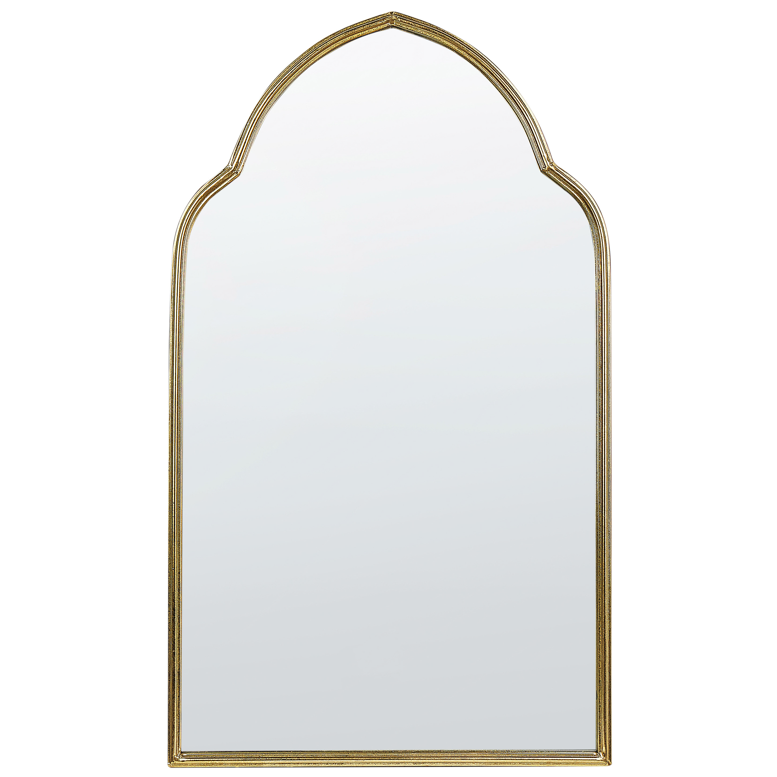 Vægspejl ACONCHI 58 cm 100 cm Metal Guld