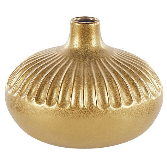 Dekovase CERCEI 20 cm Stentøj Guld