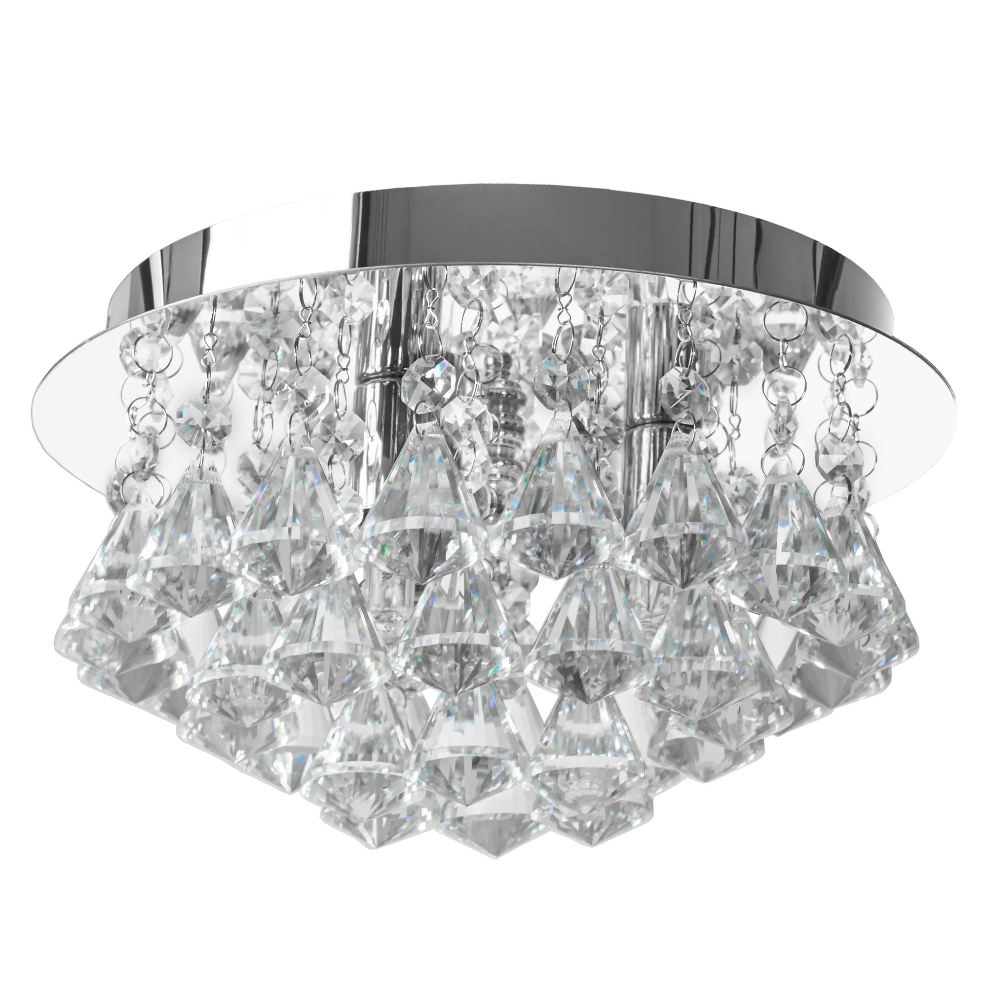 TOOLIGHT loftlampe APP1039-C Krom 25x25x14,5cm