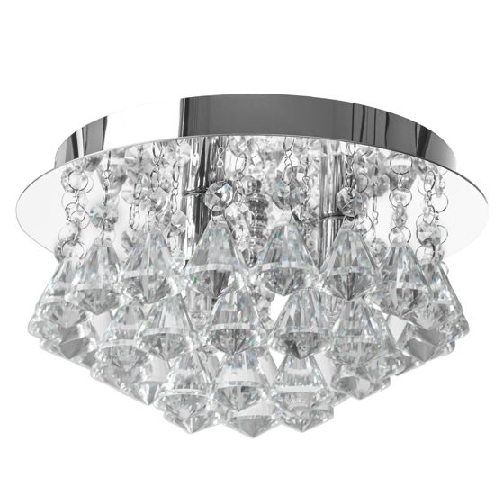 TOOLIGHT loftlampe APP1039-C Krom 25x25x14,5cm