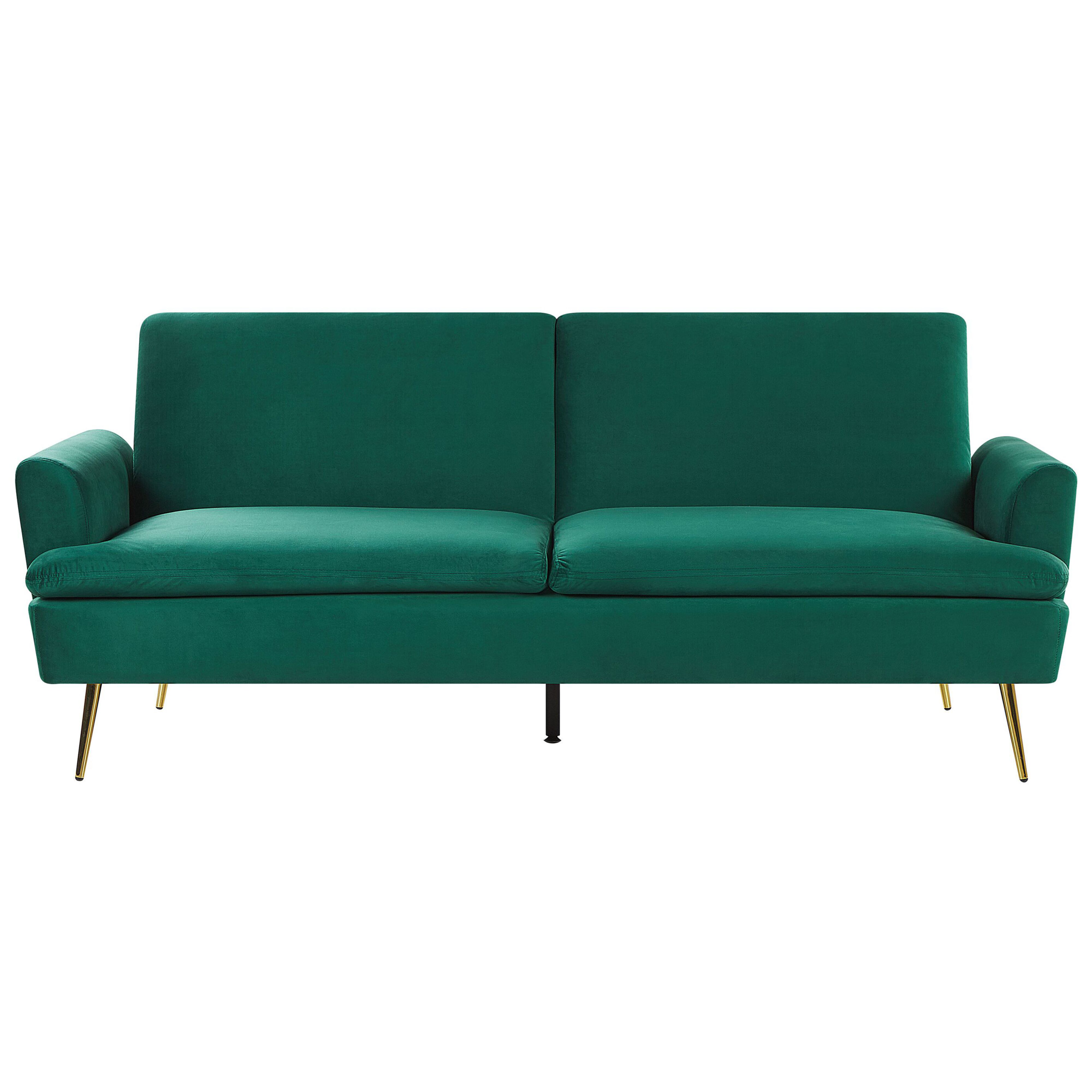 Sovesofa 3 personers VETTRE Velour Mørkegrøn