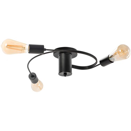 TOOLIGHT loftlampe APP742-3C Sort 46x46x15cm