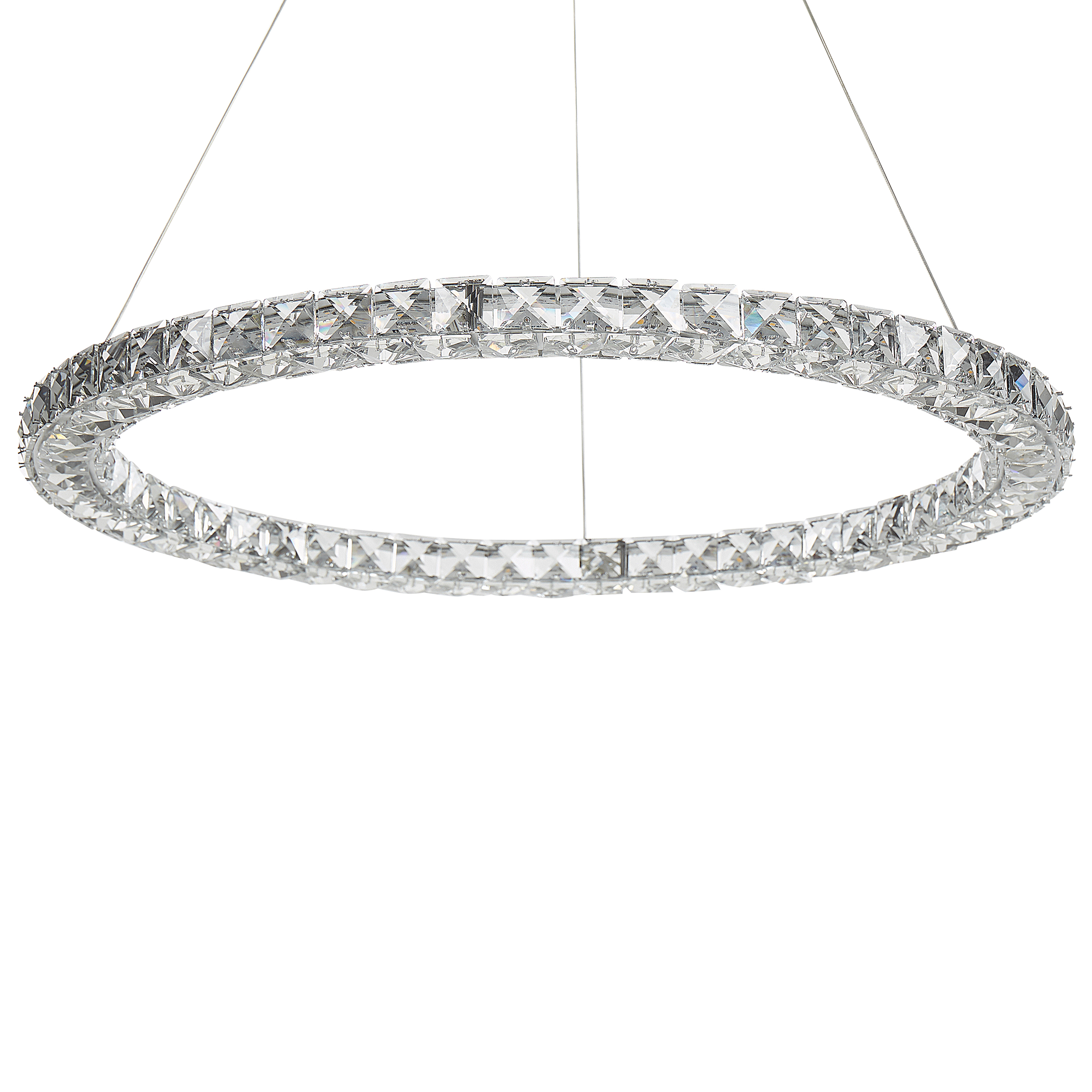 LED-pendel lampe MAGAT Krystal Sølv