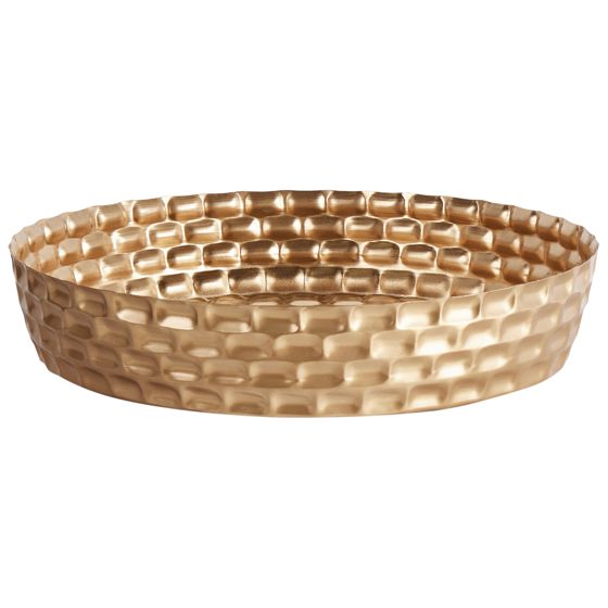 Dekorativ bakke SUEZ Metal Guld