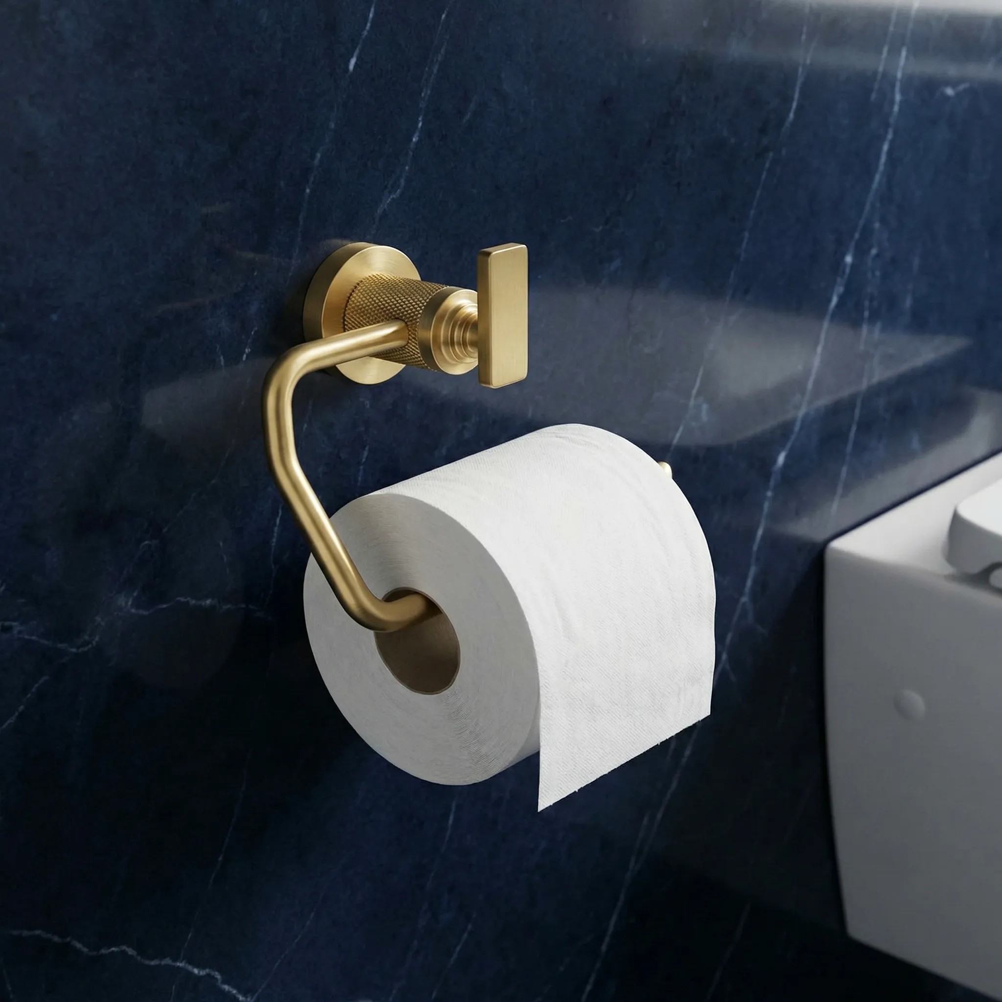 REA toiletpapirholder 81305 Virro Børstet guld, 7,5x14x9,5cm