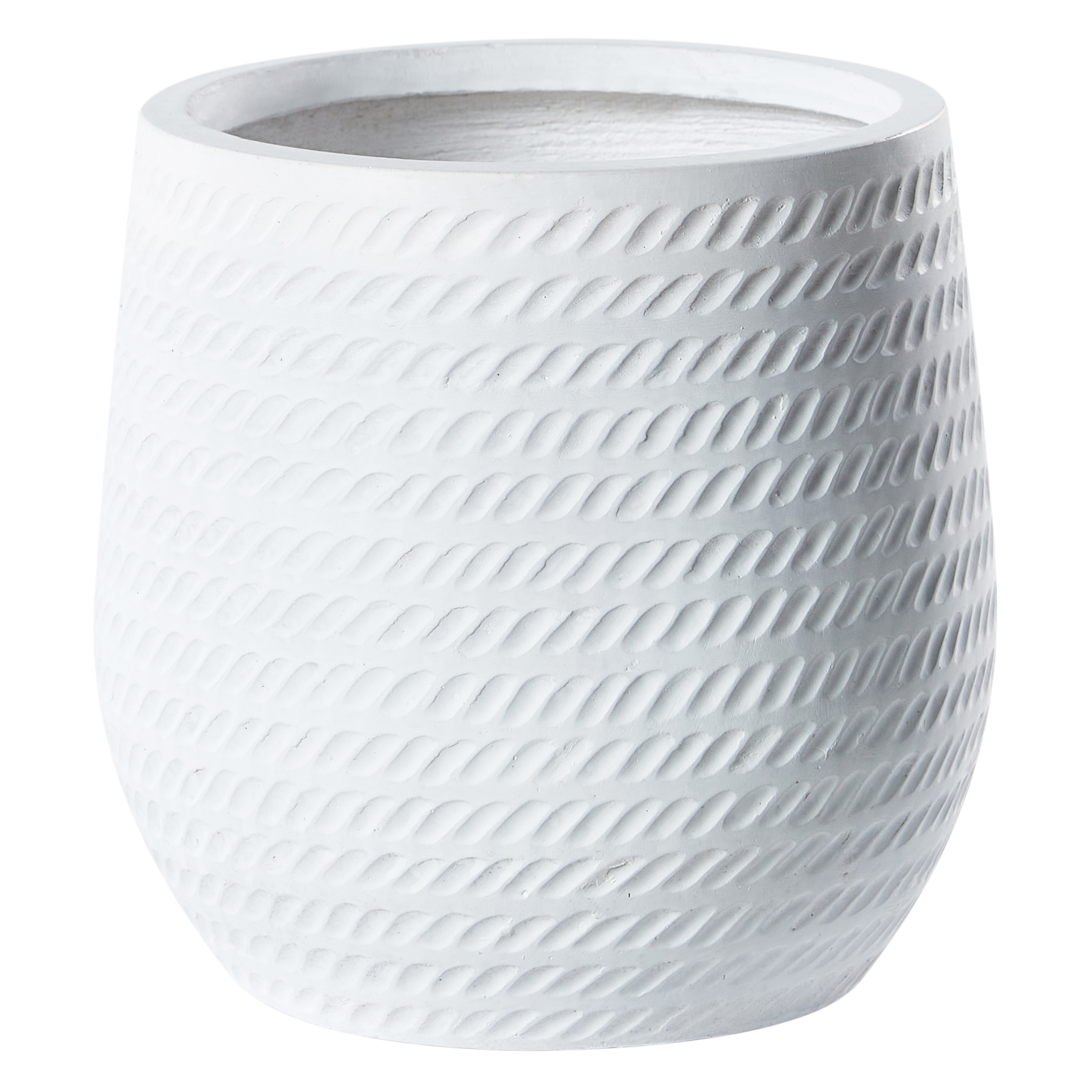 Urtepotte LIVADIA 27 cm Cremehvid