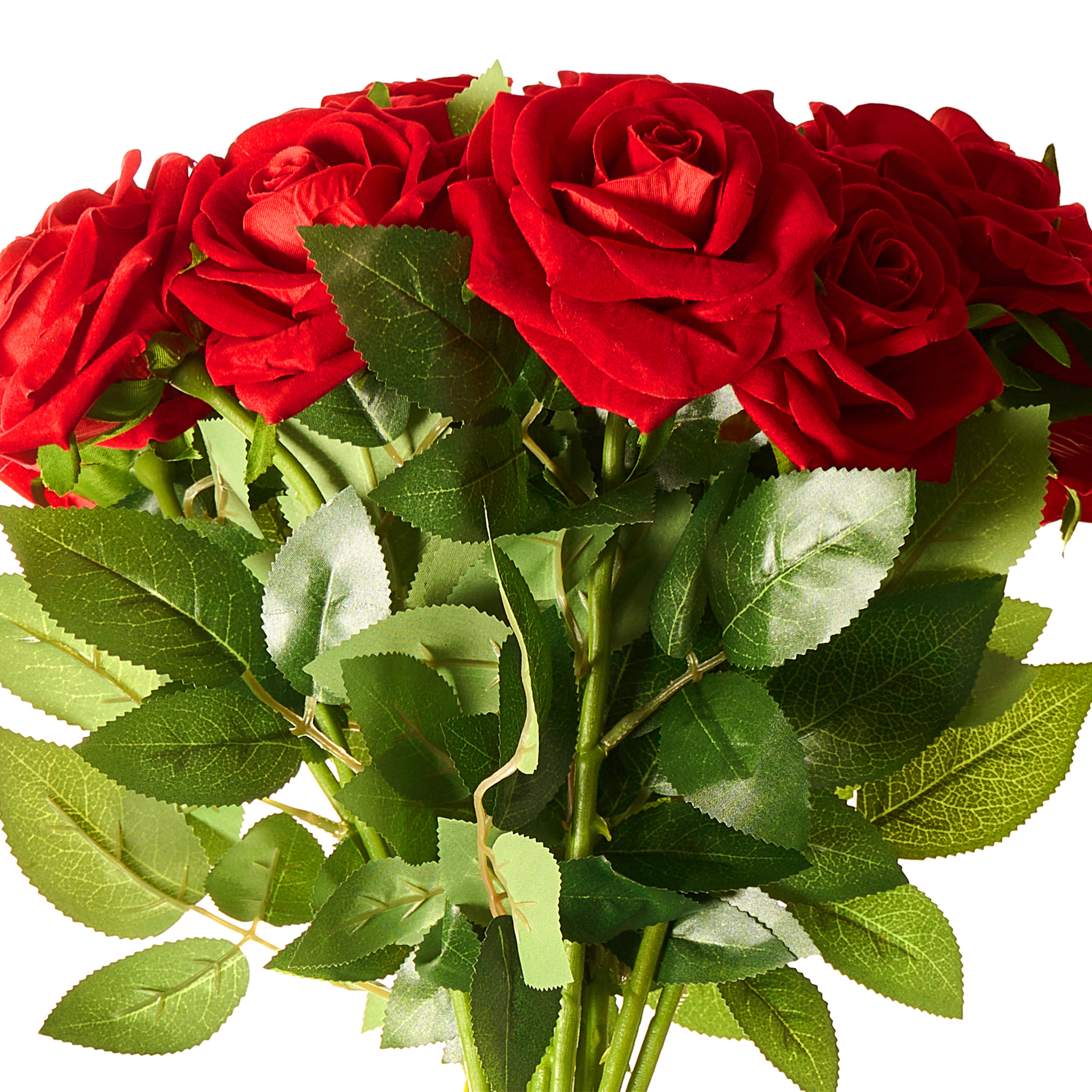 Kunstig blomsterbuket MAFRA 60 cm Rød