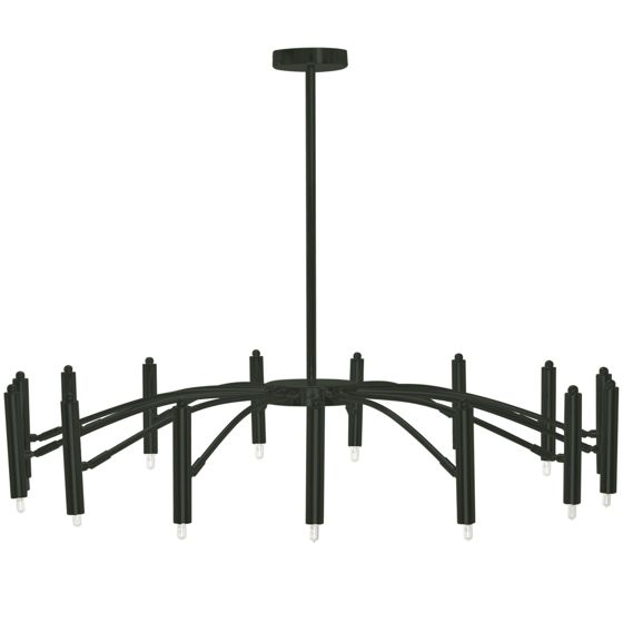 TOOLIGHT hængende loftlampe APP1196-15CP Sort 97x97x68cm