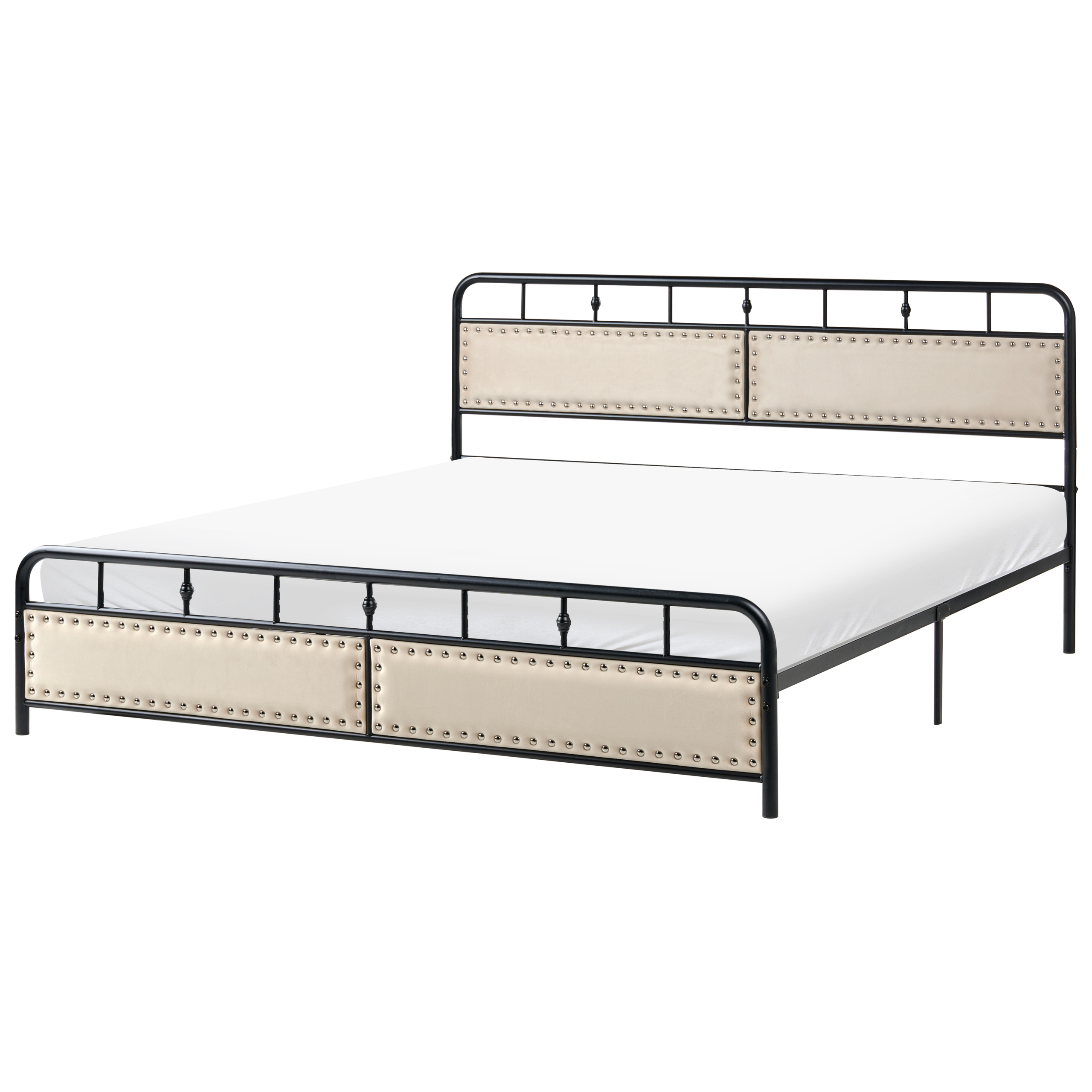 Seng Metal BREUILLET 180 x 200 cm Sort