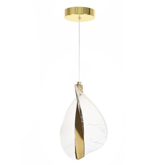 TOOLIGHT hængende loftlampe G129-CP LED Guld 16x16x20cm