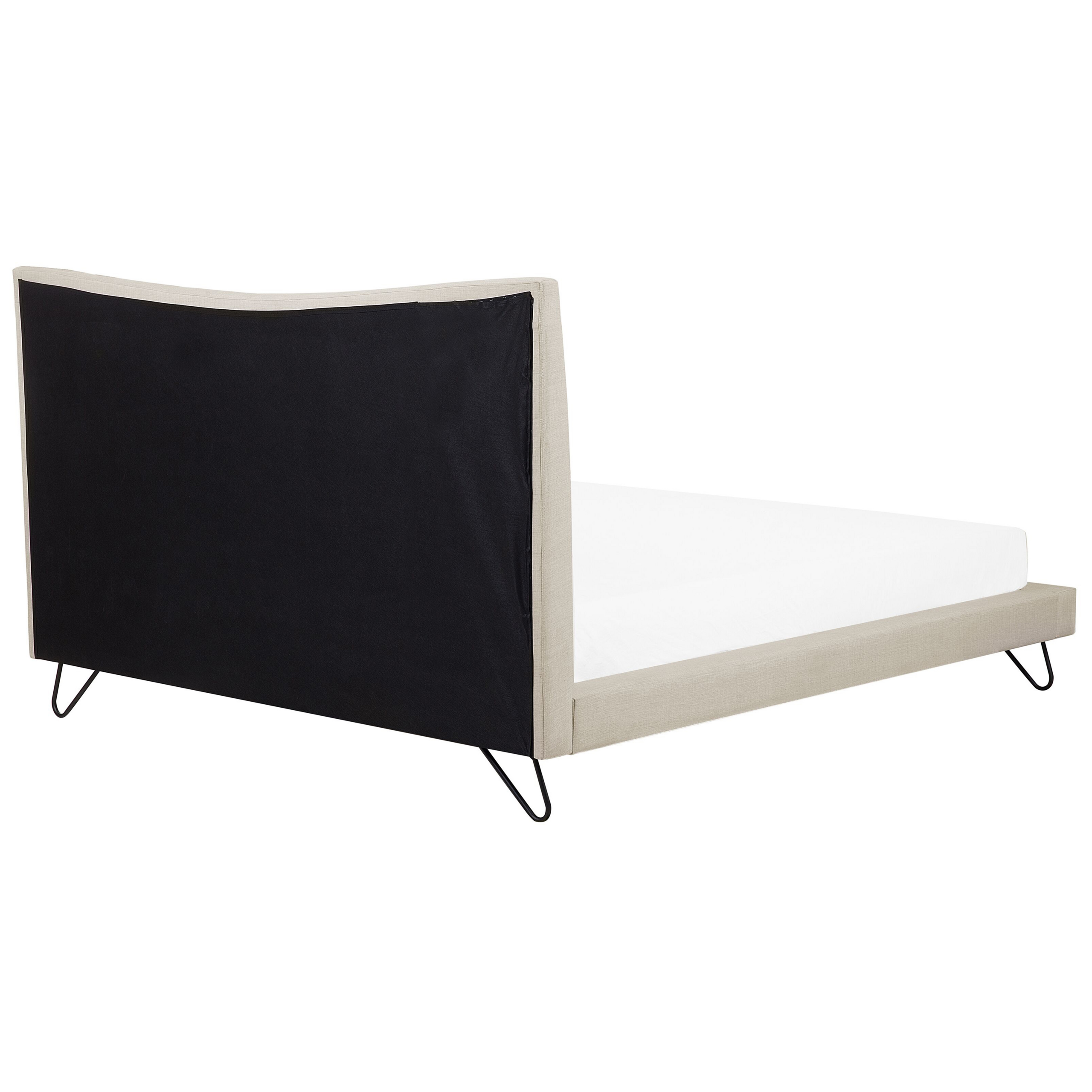 Seng LANNION 180 x 200 cm Lys Beige
