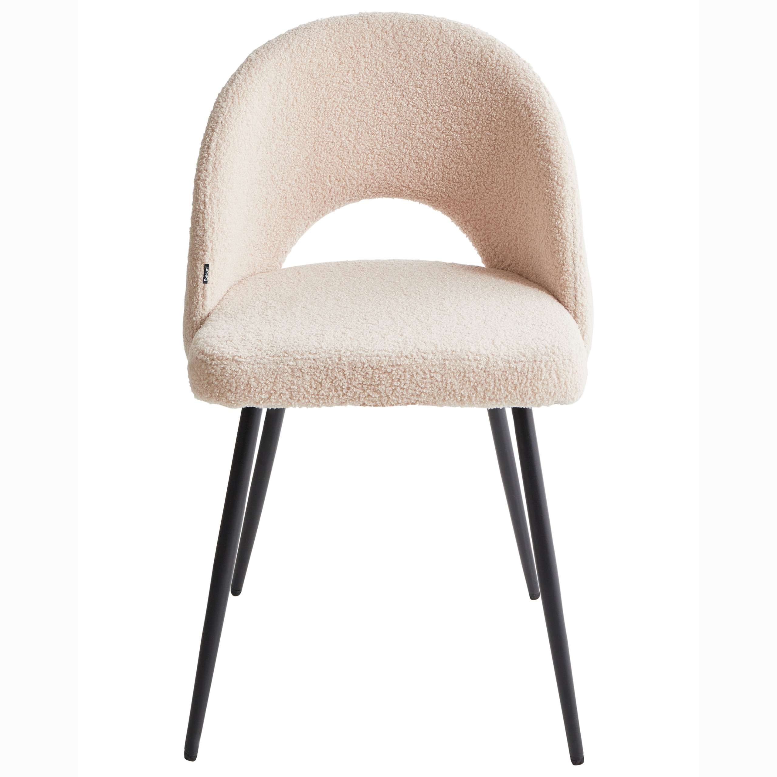 Sæt med 2 spisebordsstole ONAGA Boucle Beige