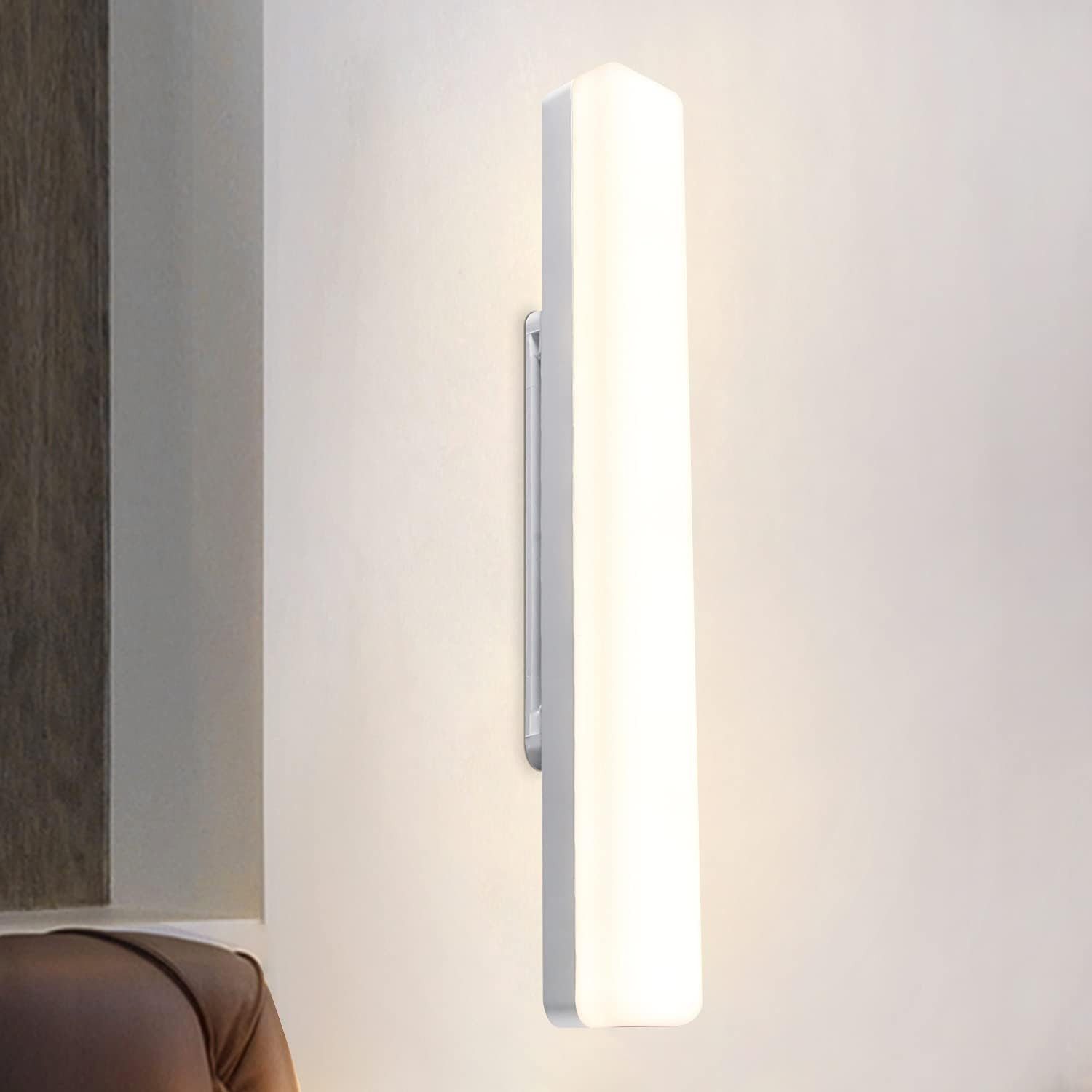 NETTLIFE LED - køkkenloftlampe, lang, 40 cm, dagslys, 18W, neutral hvid loftlampe til kælderen