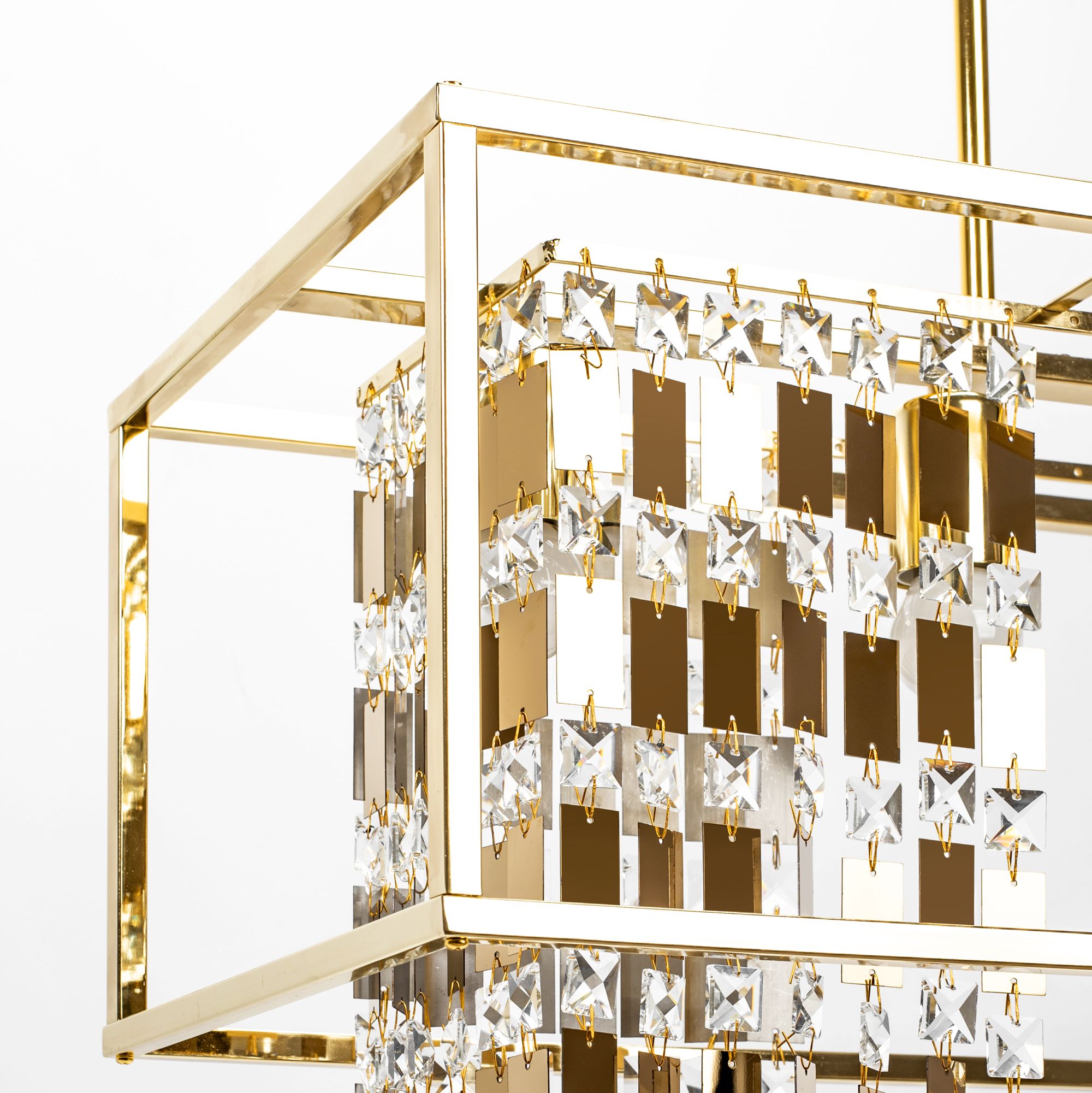 TOOLIGHT hængende loftlampe APP1113-4CP Guld 28x85x86,5cm