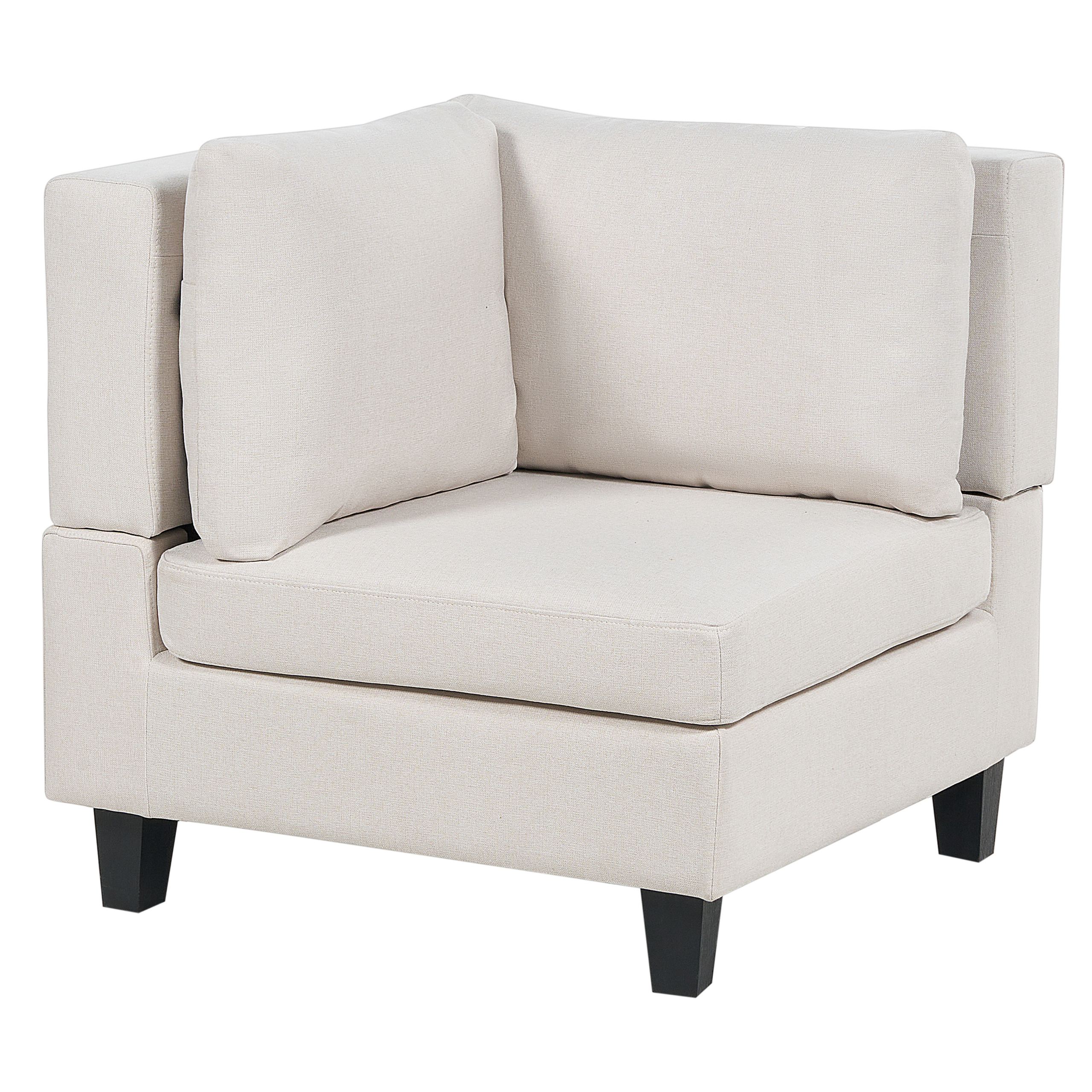 Hjørnesofa modul 5 personers UNSTAD Lys Beige Højrevendt