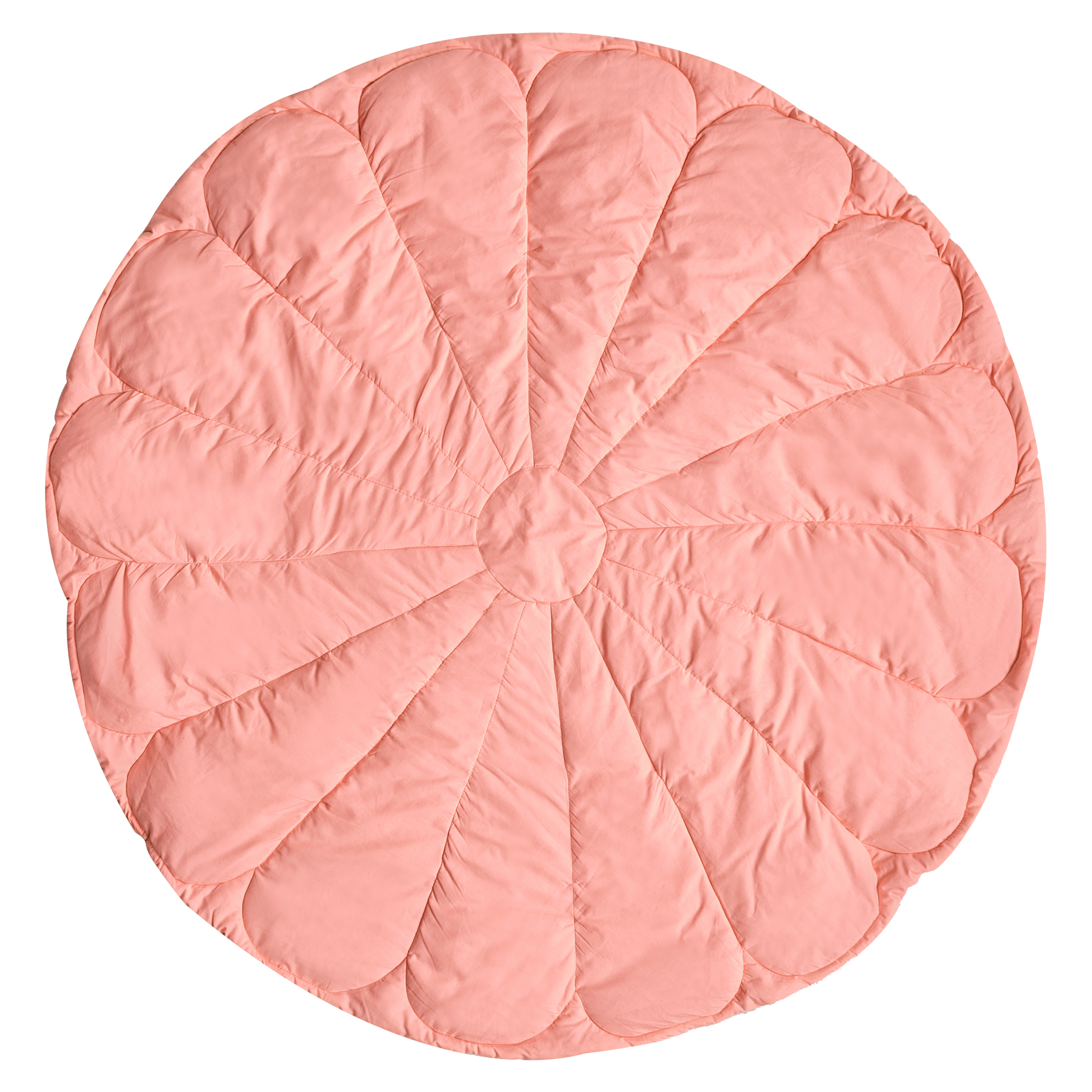Legetæppe ELIZJUM 110 x 110 cm Bomuld Koralrød
