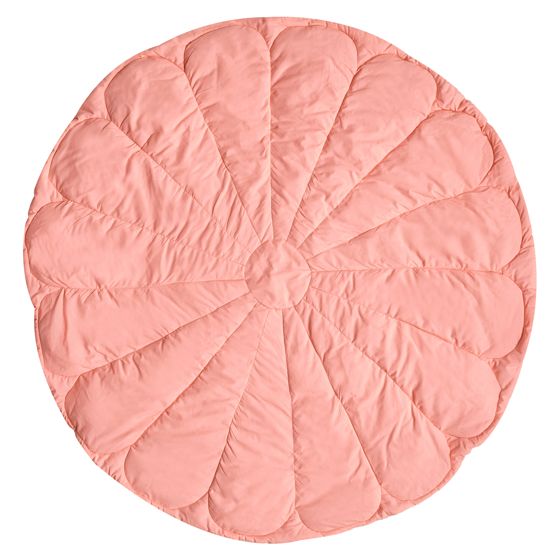 Legetæppe ELIZJUM 110 x 110 cm Bomuld Koralrød