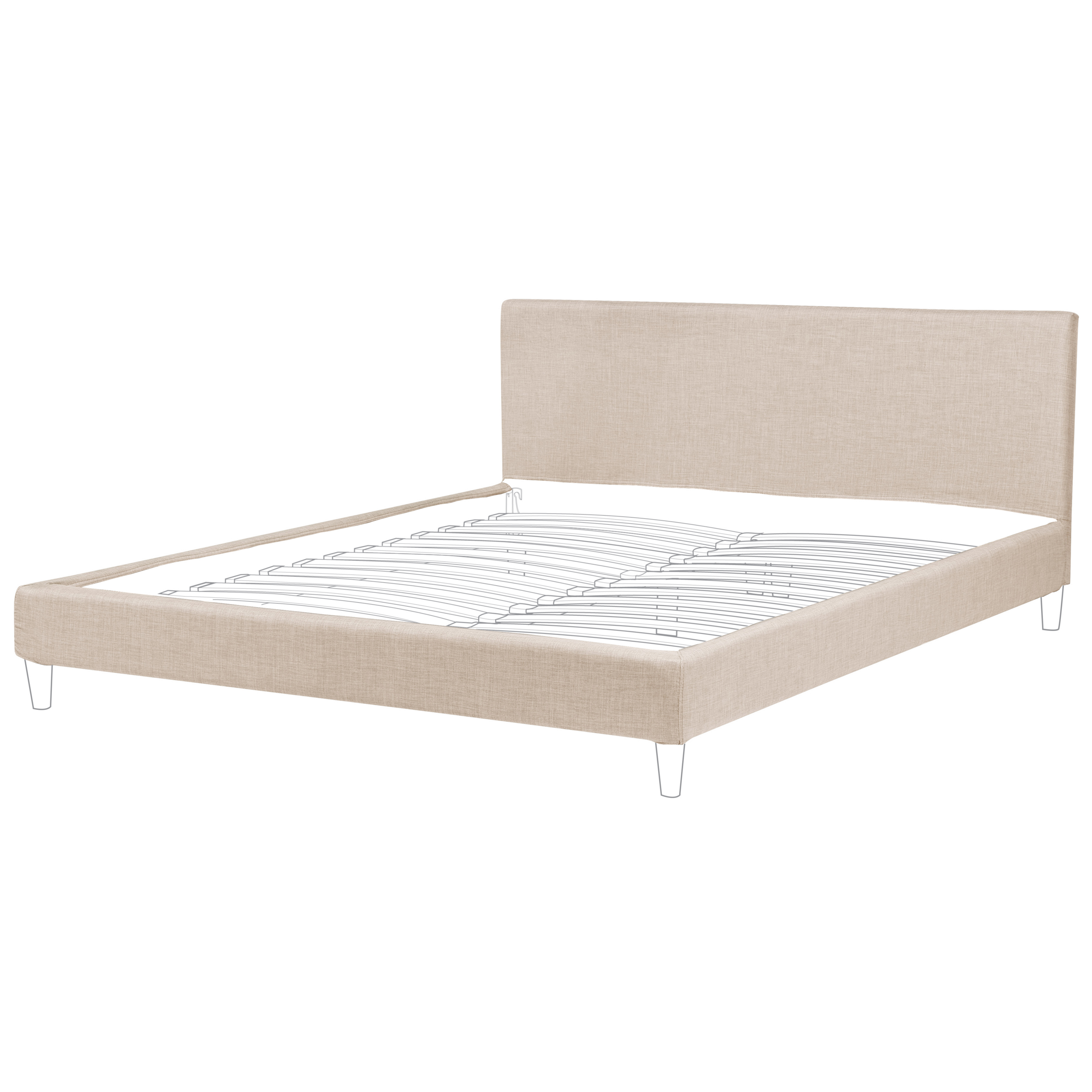 Sengekappe FITOU 180 x 200 cm Beige