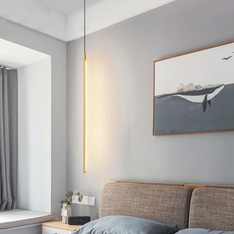 TOOLIGHT hængende loftlampe LED APP1414-C 100CM Guld 97x18x97cm