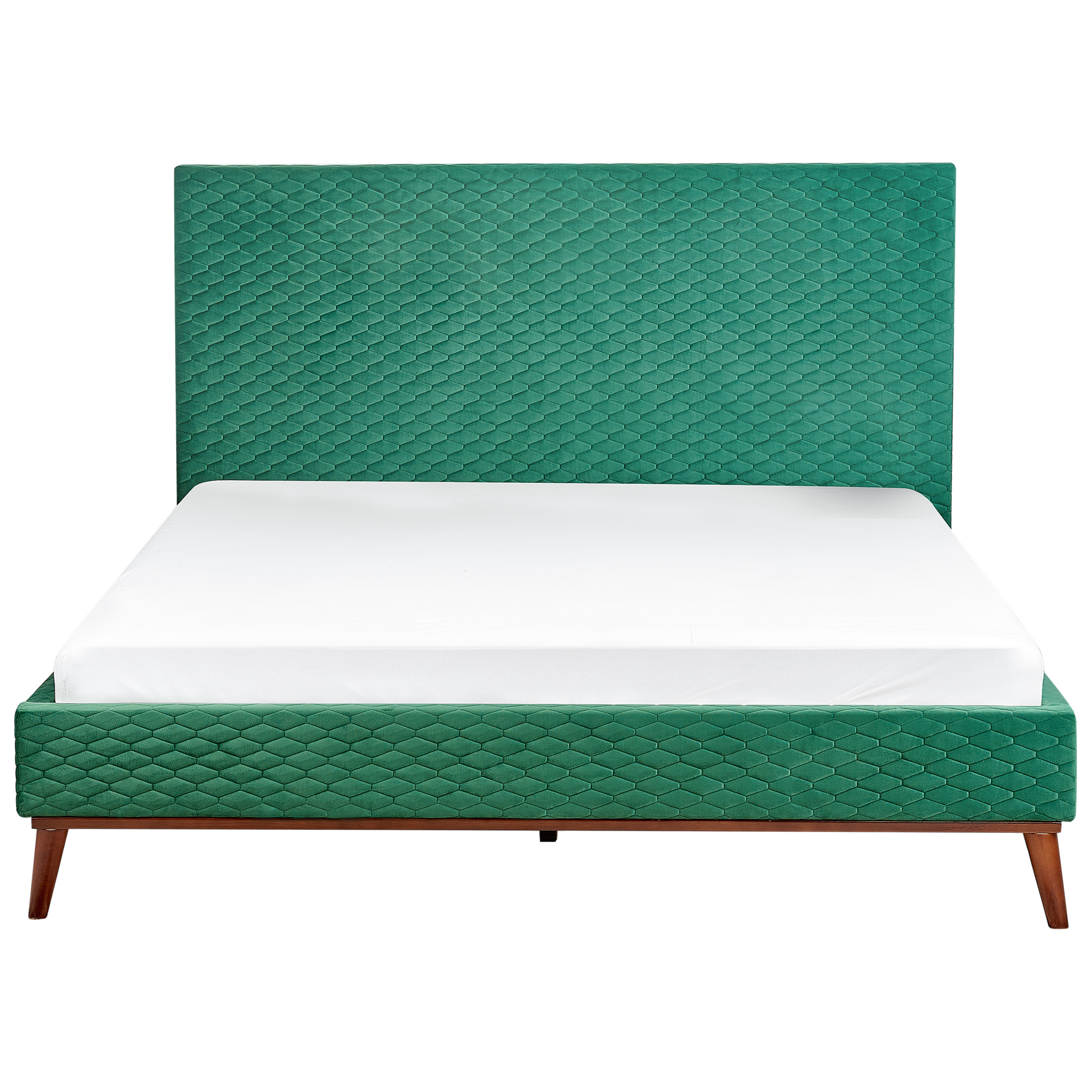 Seng Velour BAYONNE 160 x 200 cm Mørkegrøn