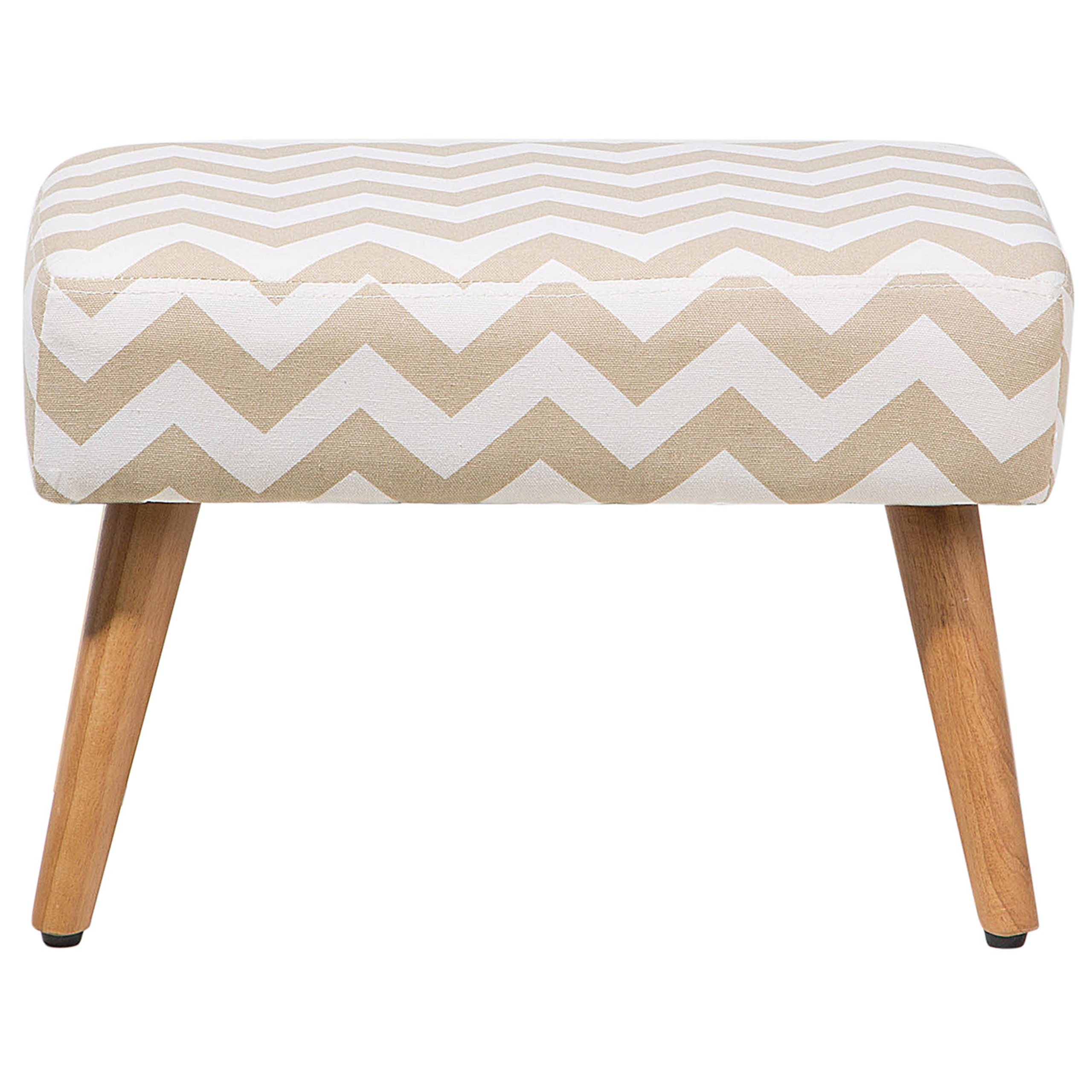 Taburet TAKOMA Bomuld Beige