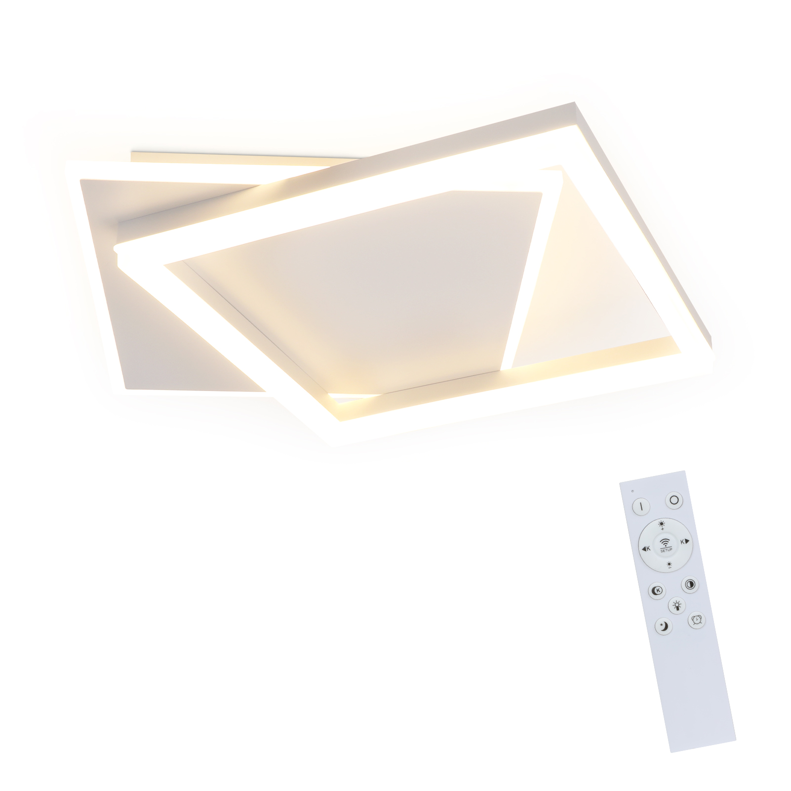 NETTLIFE LED - loftlampe, hvid metal