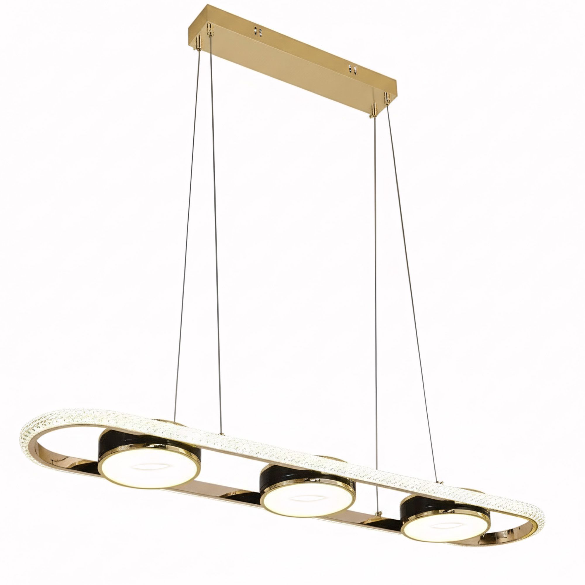 TOOLIGHT hængende loftlampe G135-CP Guld 19x19x94cm