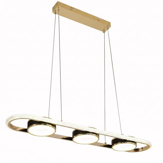 TOOLIGHT hængende loftlampe G135-CP Guld 19x19x94cm